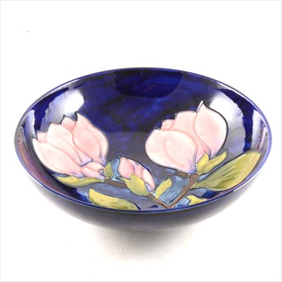 Lot 81 - Walter Moorcroft, a 'Magnolia' bowl, circa 1980