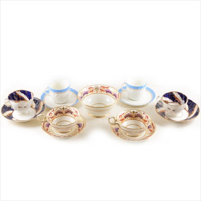 Lot 68 - A Staffordshire bone china part teaset, retailed by T Goode & Co