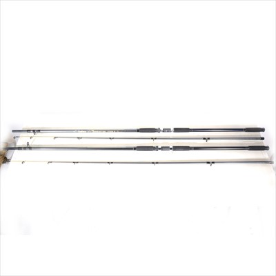 Lot 161 - Two Daiwa Paul Kerry Supercast sea fishing rods, 12ft