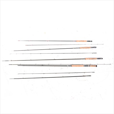 Lot 167 - Four carbon fibre fly fishing rods