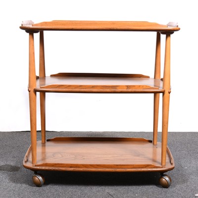 Lot 2 - An Ercol three-tier dinner trolley
