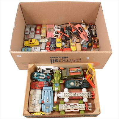 Lot 131 - Film and TV related die-cast model cars and vehicles, including Dinky, Corgi, and others.