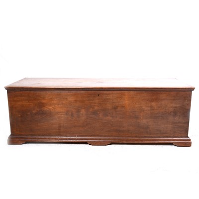 Lot 68 - A Brazilian boarded hardwood coffer