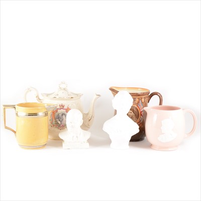 Lot 32 - Collection of Commemorative ware, Victorian to Queen Elizabeth II