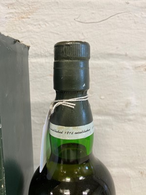 Lot 303 - LAPHROAIG - VINTAGE 1976 - single Isle malt whisky, numbered 2796 of 5400