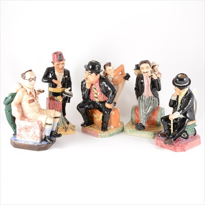 Lot 62 - Five Kevin Francis limited edition character jugs