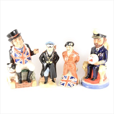 Lot 36 - Four limited edition Kevin Francis character jugs