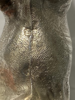 Lot 262 - Two similar Victorian silver cow creamers, lacking maker's mark, London, one dated 1884