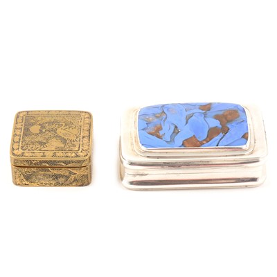 Lot 260 - A George III silver gilt snuff box, possibly Mattew Linwood, London 1810