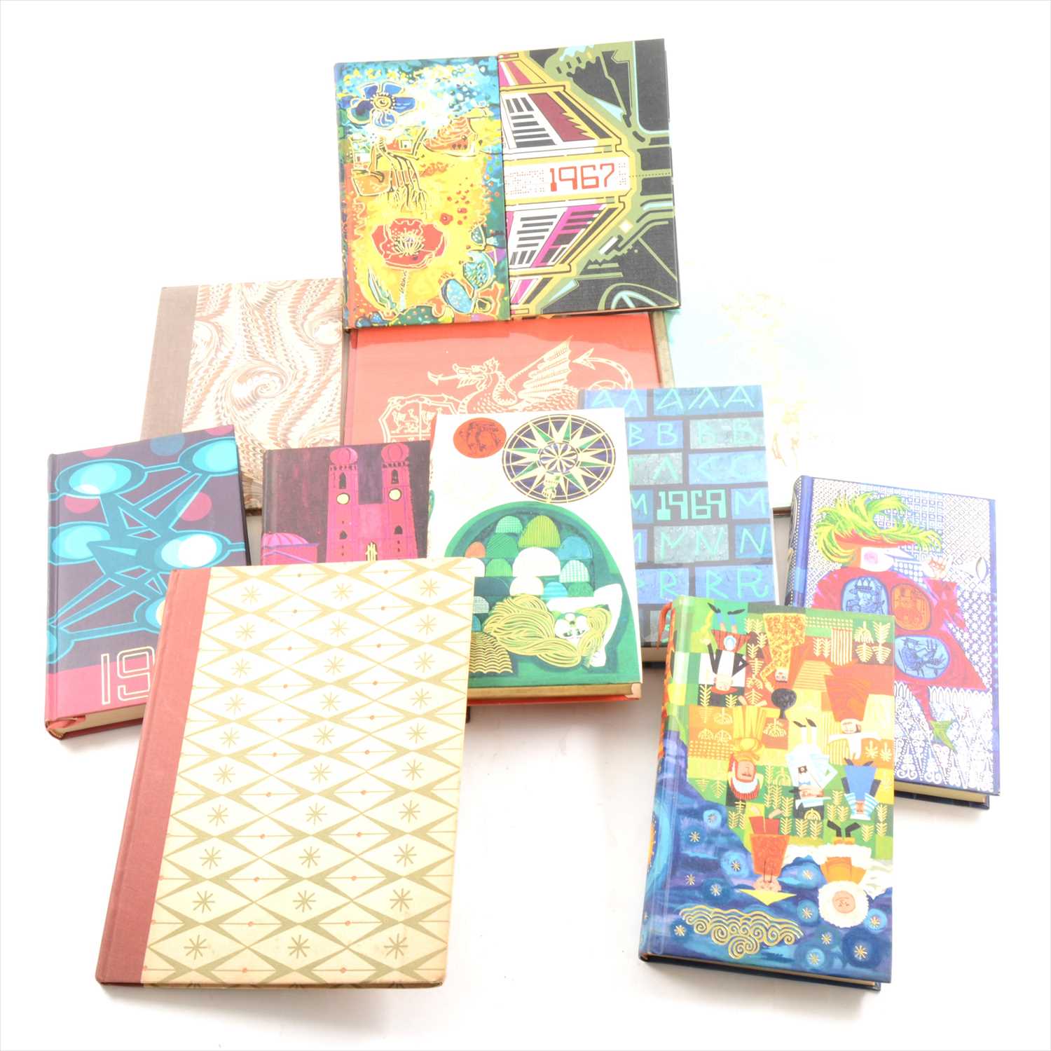 Lot 176 - Private Press: George Percival bound works and diaries.