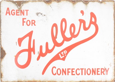 Lot 135 - Vintage enamel double sided shop sign