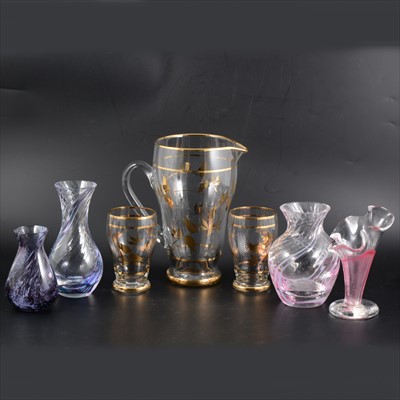 Lot 74 - Collection of British glass paperweights and coloured glass
