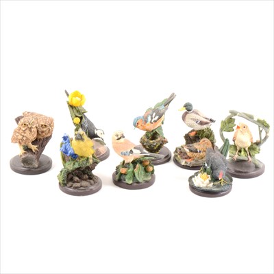 Lot 24 - Quantity of composition bird figures