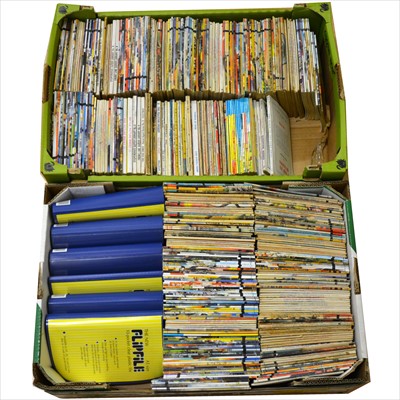 Lot 471 - A collection of comic library small format books, including Commando, War Picture Monthly, Battle Picture monthly, Cowboy PB fiction, etc, two boxes full.