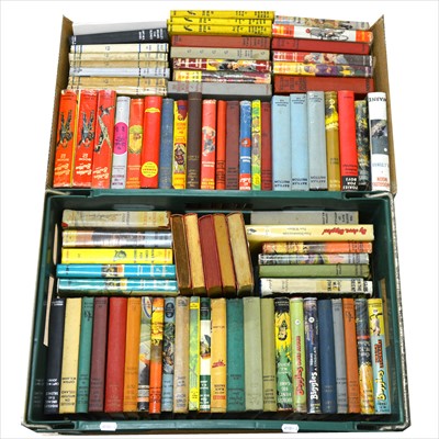 Lot 478 - Boy's fiction; collection of hardback book including Just William by Richmal Crompton, Biggles by W E Johns, etc.