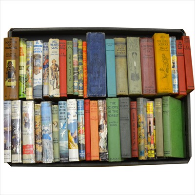 Lot 477 - Girl's fiction; a collection including Chalet School Girls by Elinor M. Brent-Dyer, Malcolm Saville etc.