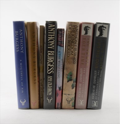 Lot 81 - ANTHONY BURGESS, The Kingdom of the Wicked, Hutchinson 1985, signed; and seven other volumes