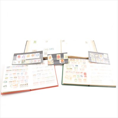 Lot 159 - Eight albums and stock books of world stamps.