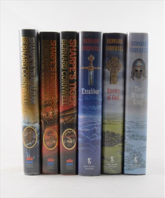 Lot 12 - BERNARD CORNWALL, The Winter King, Michael...