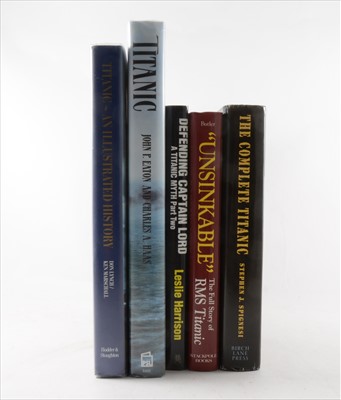 Lot 40 - The Titanic: A large collection of books and...