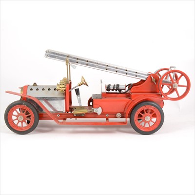 Lot 16 - Mamod live steam; FE1 fire engine model, red body, no box.