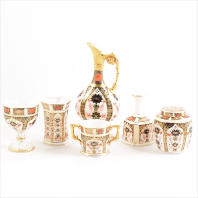 Lot 5 - Six pieces of Royal Crown Derby, Old Imari pattern