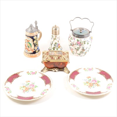 Lot 26 - Two boxes of household ceramics and glass