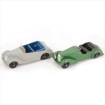 Lot 113 - Dinky Toys; 38D Alvis Sports Tourer, 38E Armstrong Siddeley Coupé