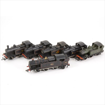 Lot 67 - OO gauge model railway locomotives; six by Tri-ang, Hornby, Arifix etc.