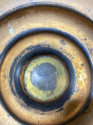 Lot 516 - A brass and copper oil lamp, by W. A. S. Benson