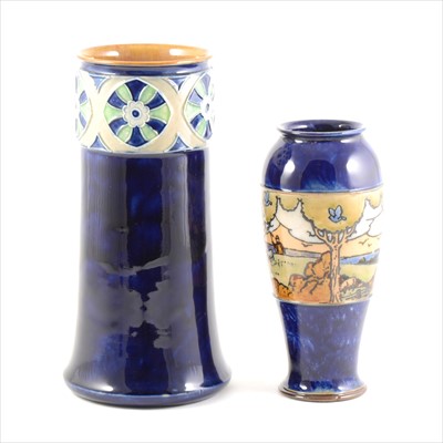Lot 69 - Two Doulton Lambeth stoneware vases, circa 1910