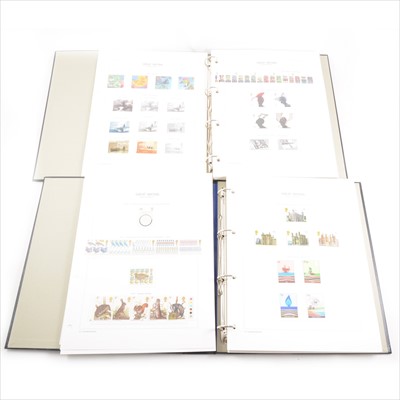 Lot 144 - Three incomplete Royal Mail Stamp Albums - un-circulated Queen Elizabeth II stamps, spare leaves