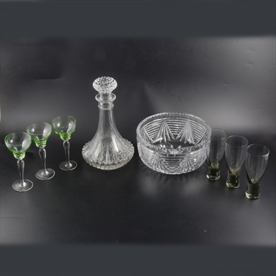 Lot 66 - A collection of glassware, including 'Canada' design glasses by Per Lutken for Kastrup Holmegaard