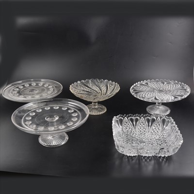Lot 43 - A quantity of George Davidson and similar pressed glass