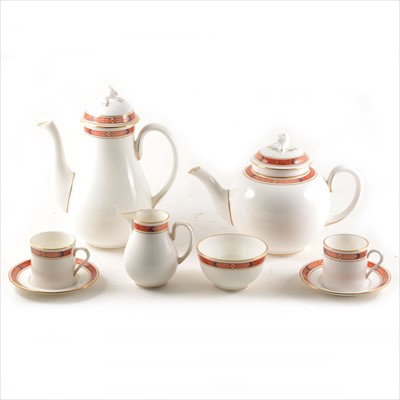 Lot 56 - Royal Worcester bone china tea and coffee service, Beaufort pattern.