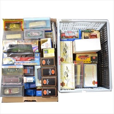Lot 209 - Modern die-cast models and vehicles; two boxes including Matchbox, Corgi, Vanguard, Exclusive First Editions etc