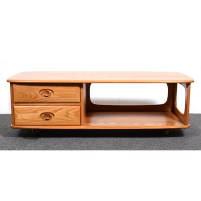 Lot 9 - An Ercol two-tier coffee/media table