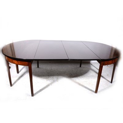 Lot 42 - A 19th Century mahogany 'D' end dining table