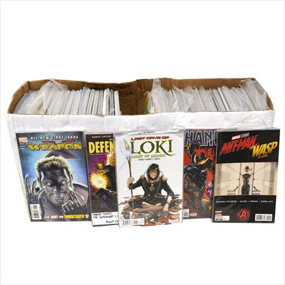 Lot 453 - Modern comics; are large collection of 350+, including Starjammers, Nick Fury, Defenders