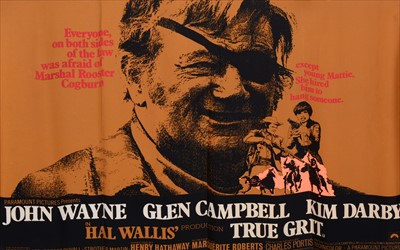 Lot 488 - British film Quad poster True Grit, (1969), 30x40inch