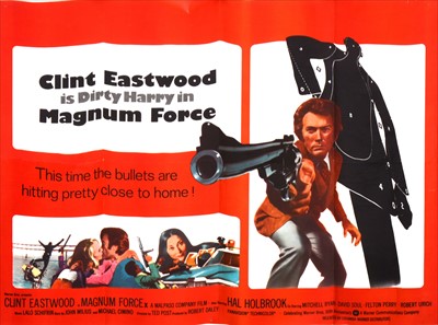 Lot 493 - British film Quad poster Dirty Harry is Magnum Force, (1972), 30x40inch