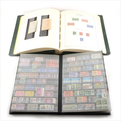 Lot 79 - A GB Lighthouse Album and GB stock book of stamps.