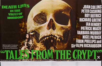 Lot 508 - British film Quad poster Tales from the Crypt, (1972), 30x40inch