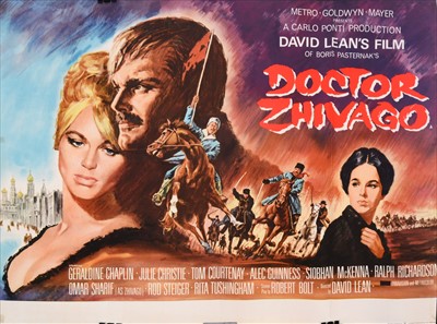 Lot 506 - British film Quad poster Doctor Zhivago, (1965), 30x40inch