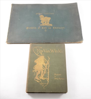 Lot 55 - WASHINGTON IRVINE, [ARTHUR RACKHAM illust], Rip Van Winkle, Heinemann, 1905