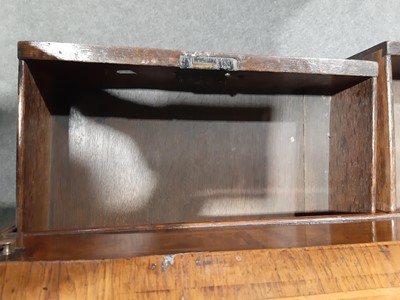 Lot 293 - A George II walnut bureau bookcase