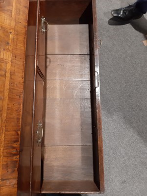 Lot 293 - A George II walnut bureau bookcase
