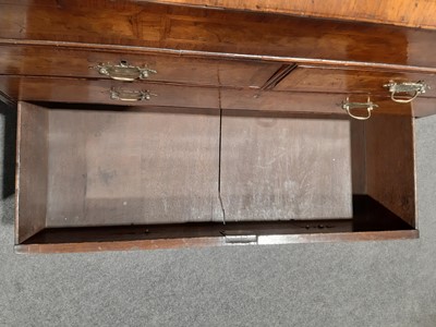 Lot 293 - A George II walnut bureau bookcase
