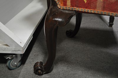 Lot 295 - A pair of Georgian II mahogany side chairs