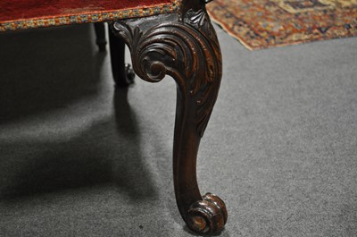 Lot 295 - A pair of Georgian II mahogany side chairs